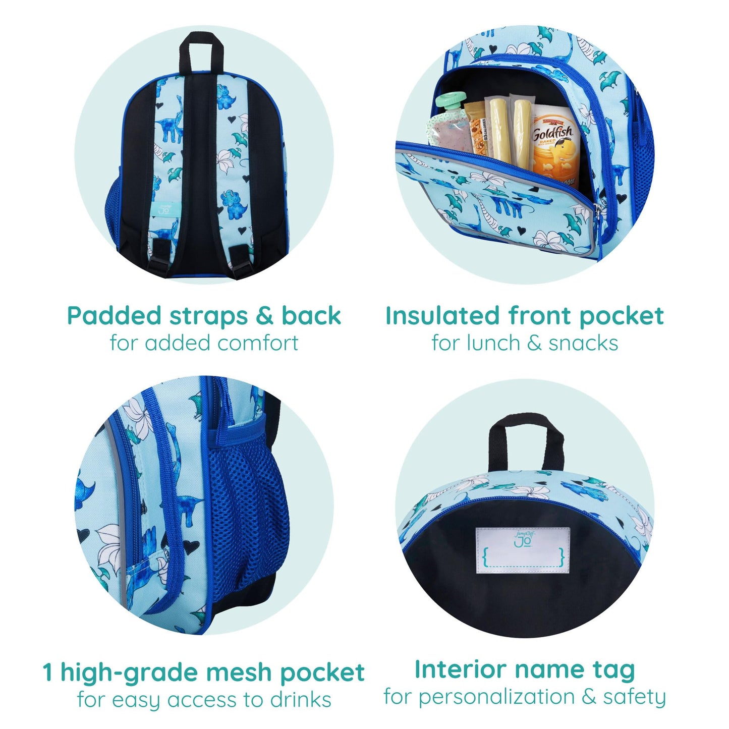 Wildkin 12-inch Kids Backpack – Padded, Adjustable, Ideal for Daycare & Travel - Trains, Planes, and Trucks