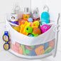 2 x Mesh Bath Toy Organizer + 8 Ultra Strong Hooks – The Perfect Bathtub Toy Holder & Bathroom or Shower Caddy – These Multi-use Net Bags Make Baby Bath Toy Storage Easy – For Kids & Toddlers