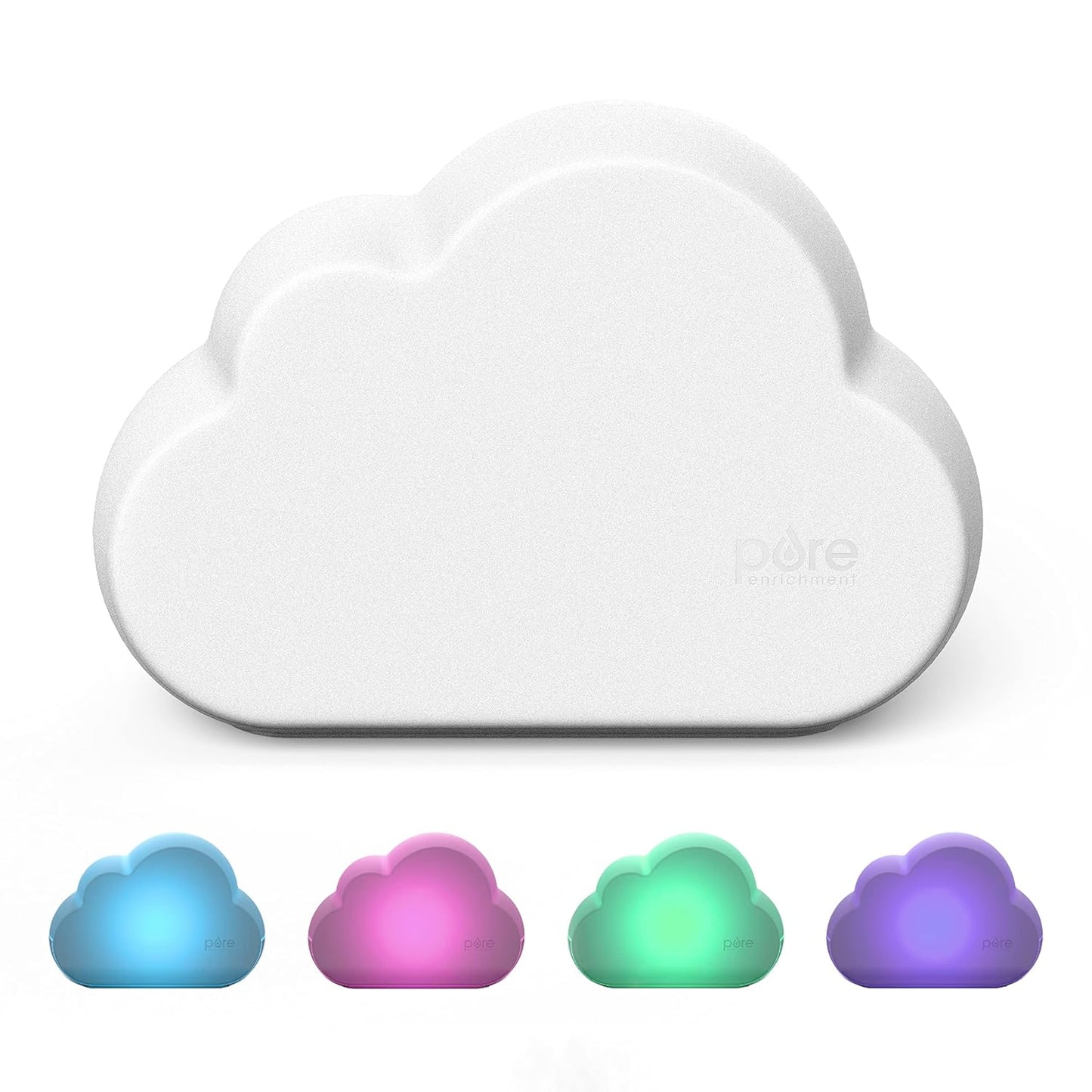 Pure Enrichment PureBaby Cloud Ultrasonic Cool Mist Humidifier - Quiet Variable Mist for up to 24 Hrs, Color Night Light, BPA-Free, Ideal for Baby