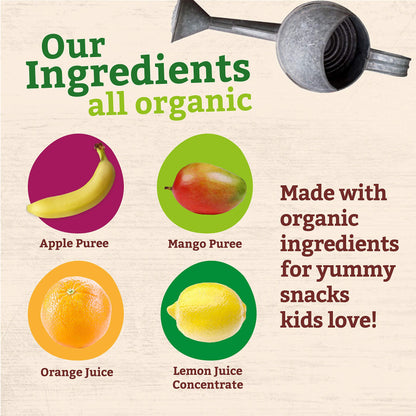 Peter Rabbit Organics Fruit Vegetable, Squeezable Pouches, 4 Ounce (Pack of 18)