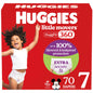 Huggies Size 4 Baby Diapers, Little Movers HuggFit 360° Baby Diapers with 360° Waistband, Size 4 (22-37 lbs), 144 Count, Packaging May Vary