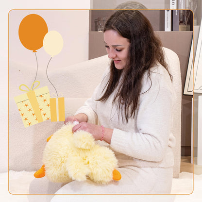 43" Giant Duck Stuffed Animals, Large Stuffed Duck Plush Toys, Big Plush Stuffed Animal, Soft Jumbo Stuffed Animals Gifts for Kids Adults on Birthday Children's Day Christmas or Any Festivals