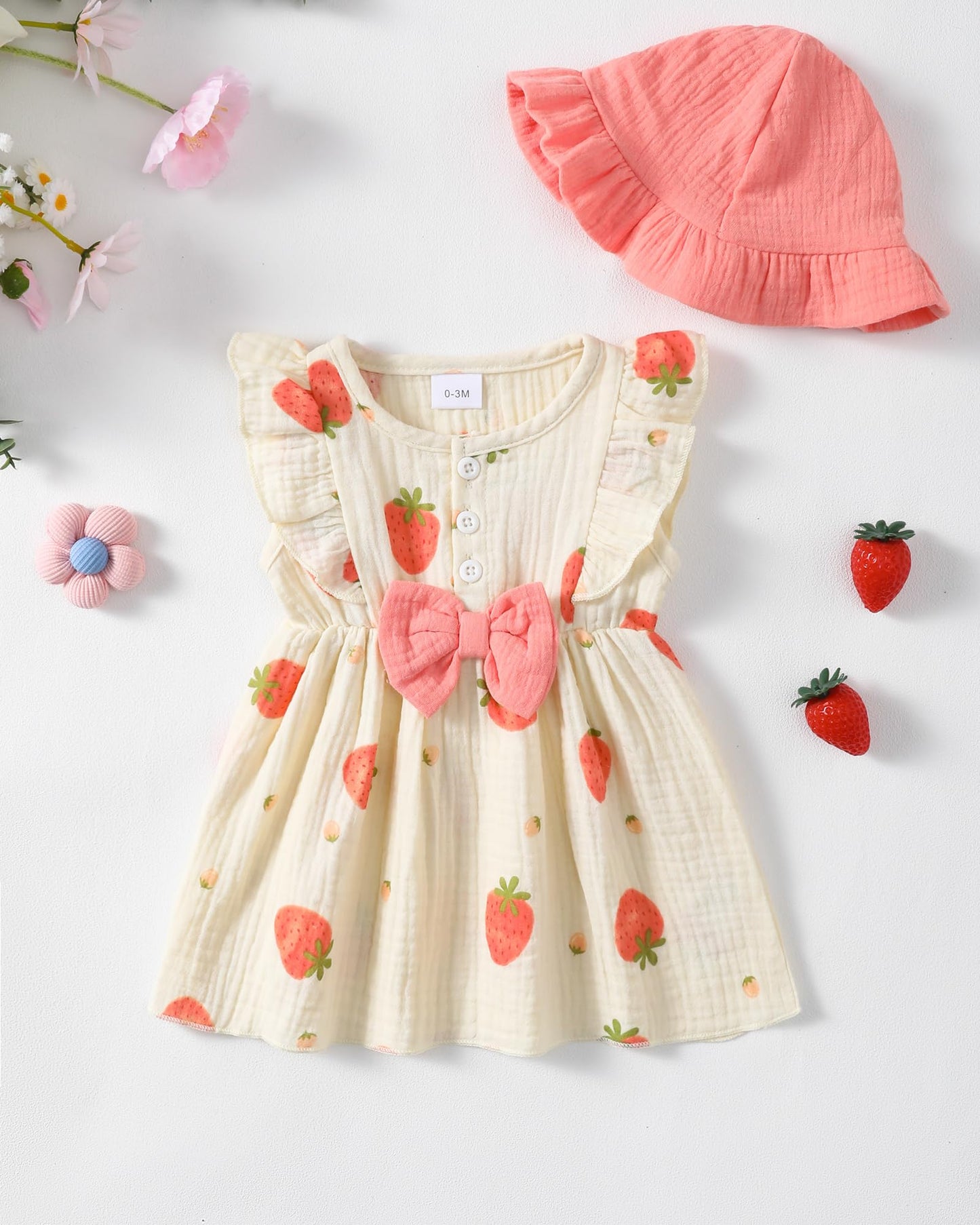 Newborn Baby Girl Clothes Cotton Linen Dresses Infant Casual Sundress Playwear Summer Toddler Girl White Dress