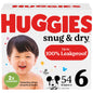 Huggies Size 1 Diapers, Snug & Dry Newborn Diapers, Size 1 (8-14 lbs), 38 Count, Packaging May Vary
