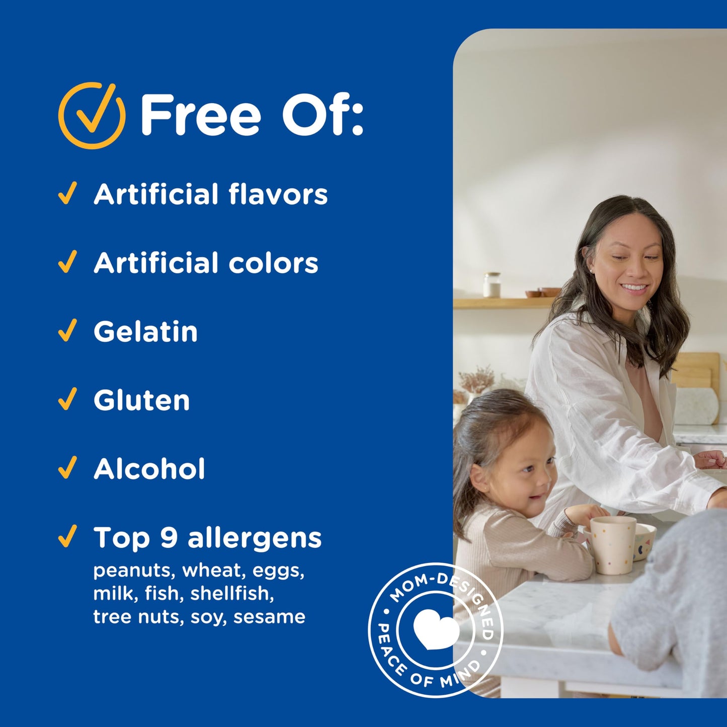 Mommy's Bliss Organic Elderberry Syrup & Immunity Boost With Vitamins, Prebiotics & Echinacea for Kids & Adults 1 yr+, 3 Fl Oz