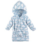 Hudson Baby Unisex Baby Plush Animal Face Bathrobe