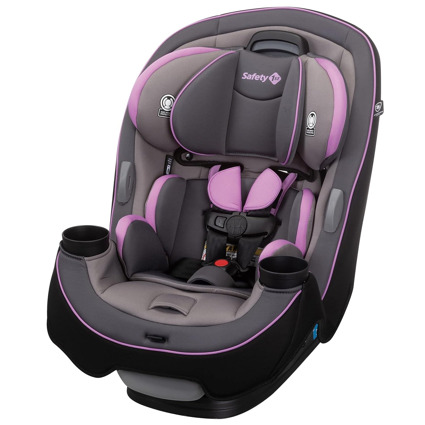 Safety 1st Grow and Go All-in-One Slim Convertible Car Seat, Rear Facing, 5-40 lbs, Forward Facing (30–65 lbs), High Back Booster Seat 40-100 pounds, Dunes Edge