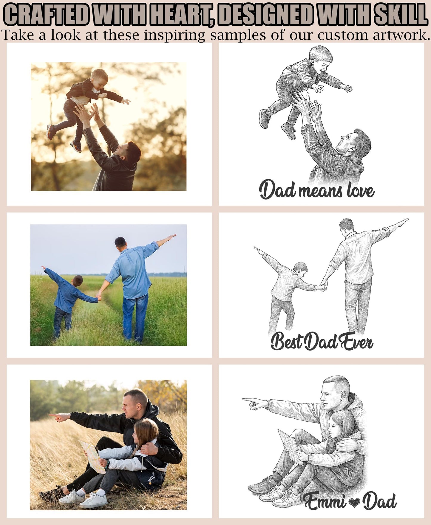 Custom Dad Shirt with Photo Text Custom Fathers Day Shirts for Dad from Son Daughter Mom, Personalized Gift for Father’s Day