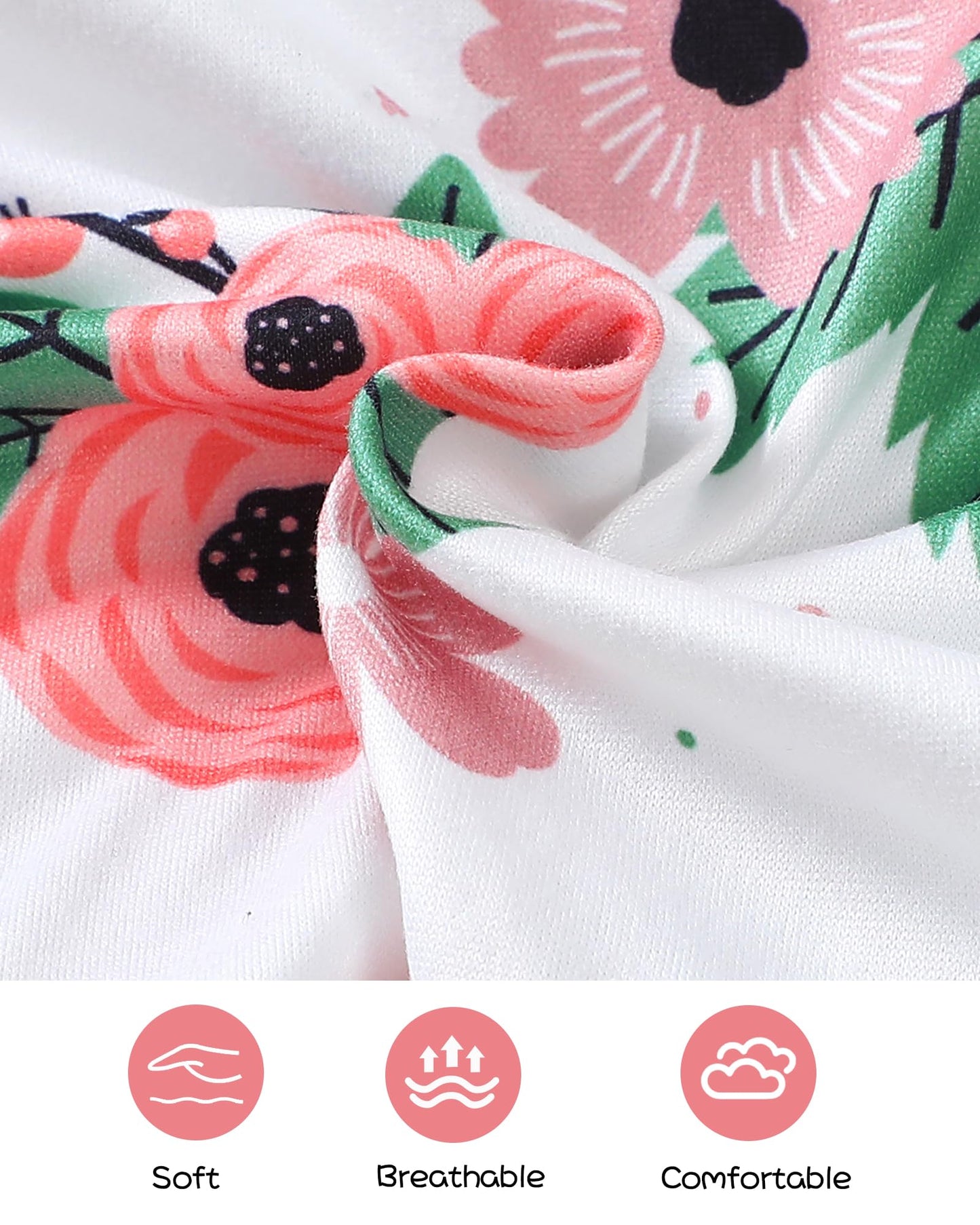 Mioglrie Newborn Baby Girl Clothes One Piece Jumpsuits Clothes Short Sleeve Rompers Summer Clothes for Baby