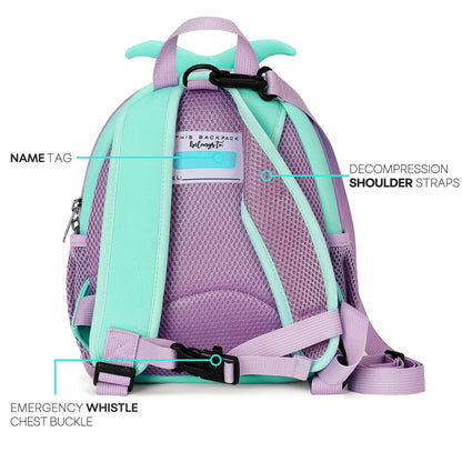 mibasies Toddler Backpacks for Girls 2-4: Baby Preschool Backpack - Kids Unicorn Backpack for Boys Girls - 12inch Mini School Bag