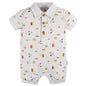 Gerber Baby Boys' Cotton Polo Romper