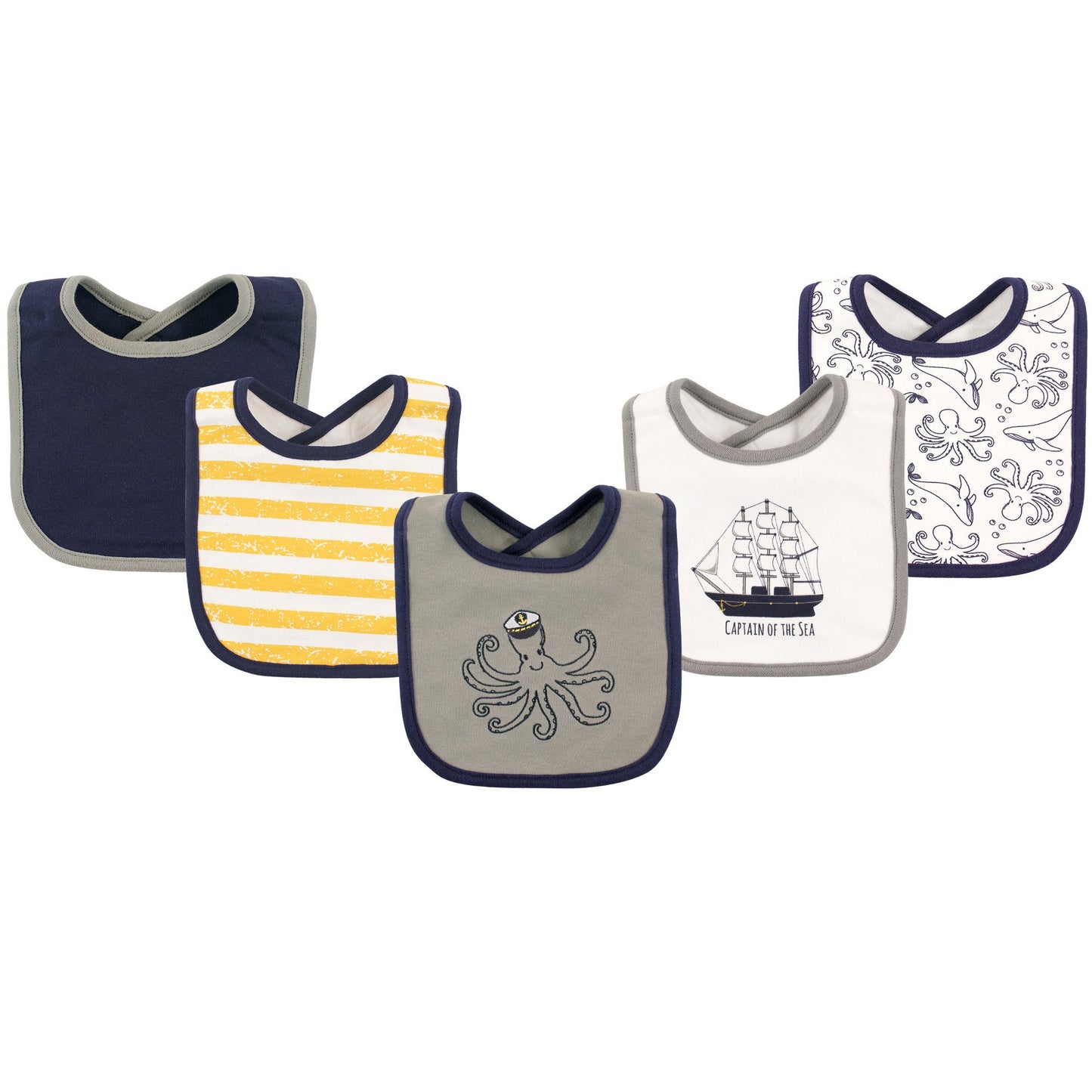 Hudson Baby Unisex BabyCotton Bibs