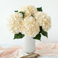 4 Pcs Pink Hydrangeas Artificial Flowers, 20 inches Large Lifelike Fake Silk Flowers, Faux Hydrangeas Flowers for Wedding Home Party Decor Baby Shower Table Centerpiece
