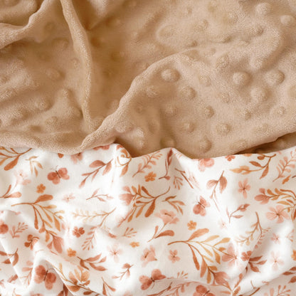 Konssy Minky Changing Pad Cover 2 Pack, Soft Minky Dots Plush Diaper Changing Table Cover Set, Breathable Changing Pad Sheets for Baby Girls Boys (Pink Spring, Blush)