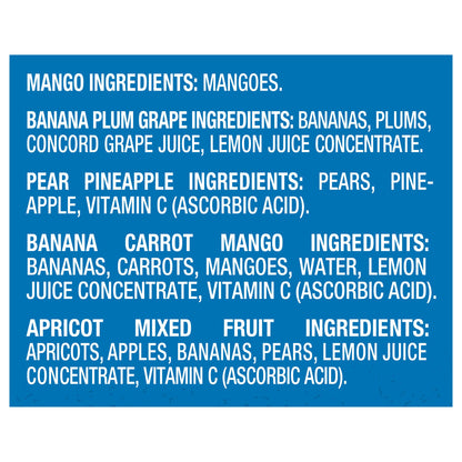 Gerber Stage 2 Baby Food, Super Blends Puree Tubs, No Added Colors or Flavors, Baby Puree, Variety 32-Pack