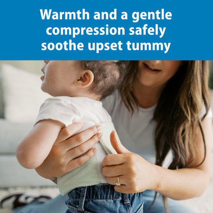 Dr. Brown's Infant Gripebelt Heated Belly Band, Soothe Baby's Tummy with Gentle Warmth and Compression, Hedgehog, 0m+