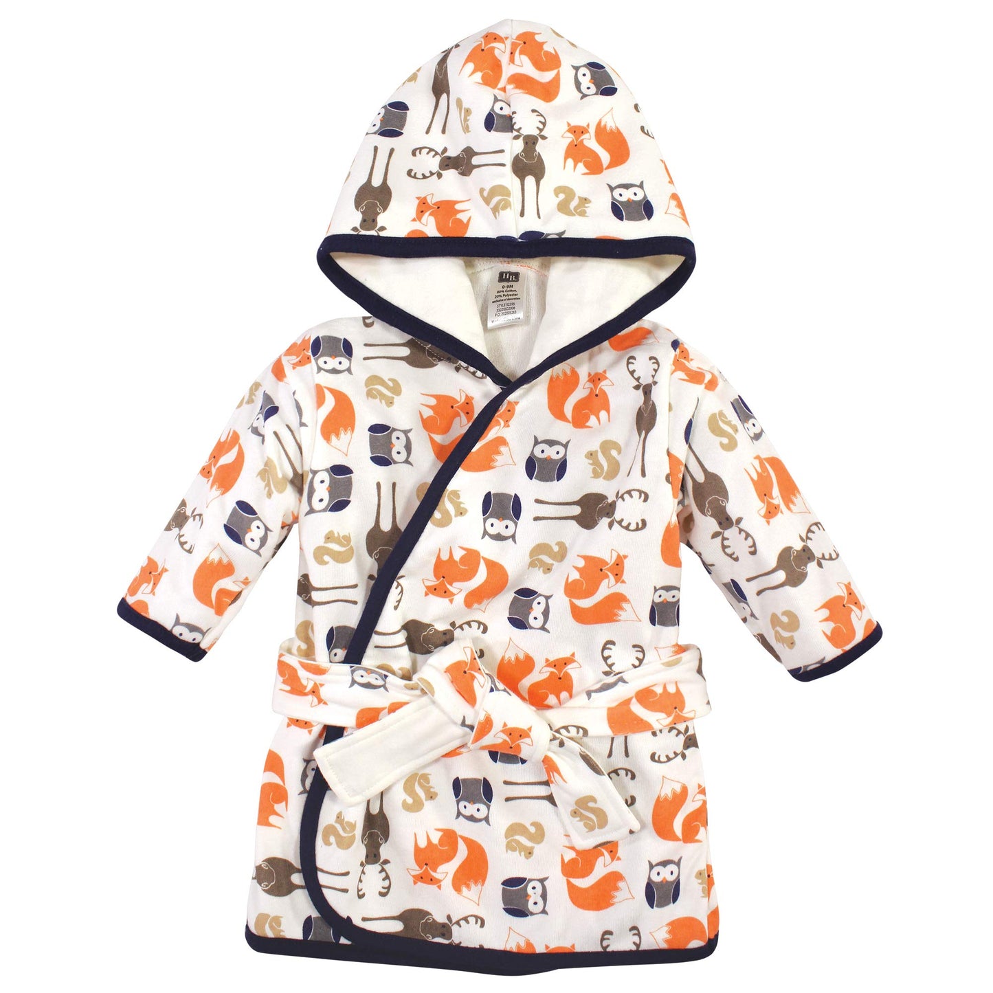 Hudson Baby Unisex Baby Cotton Rich Bathrobe