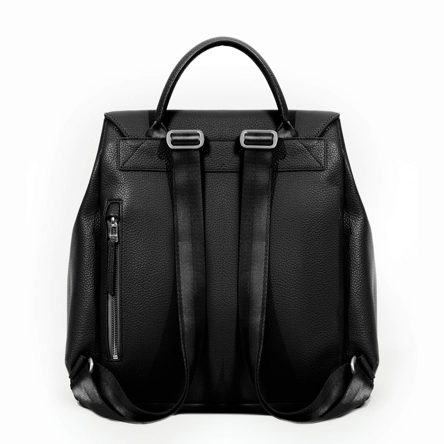 Freshly Picked Drawcord Diaper Bag Backpack, Ebony