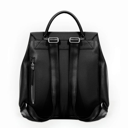 Freshly Picked Drawcord Diaper Bag Backpack, Ebony