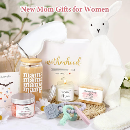 New Mom Care Package After Baby New Mom Gift Basket New Mom Gifts for Women After Birth Postpartum Gifts for Mom Baby Shower Gifts for Mom Cool Gifts for New Mom First Time Mom Gifts New Mom Gift Set