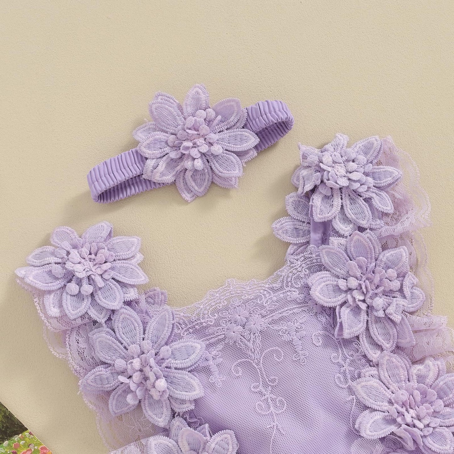 Mubineo Baby Girl Summer Clothes Lace Romper Skirt Dress Princess Outfits Sleeveless Flower Newborn Outfit