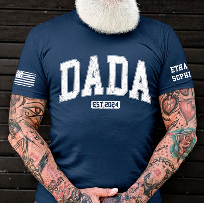 Personalized Custom Grandpa Shirt, Fathers Day Shirt Gifts for Grandpa, Gifts for Dad