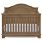 Delta Children Simmons Kids Asher 6-in-1 Convertible Crib with Toddler Rail, Aged Oak
