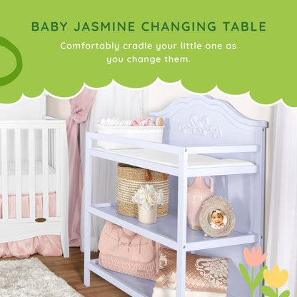 6044AU-PLTM Changing Table, Platinum