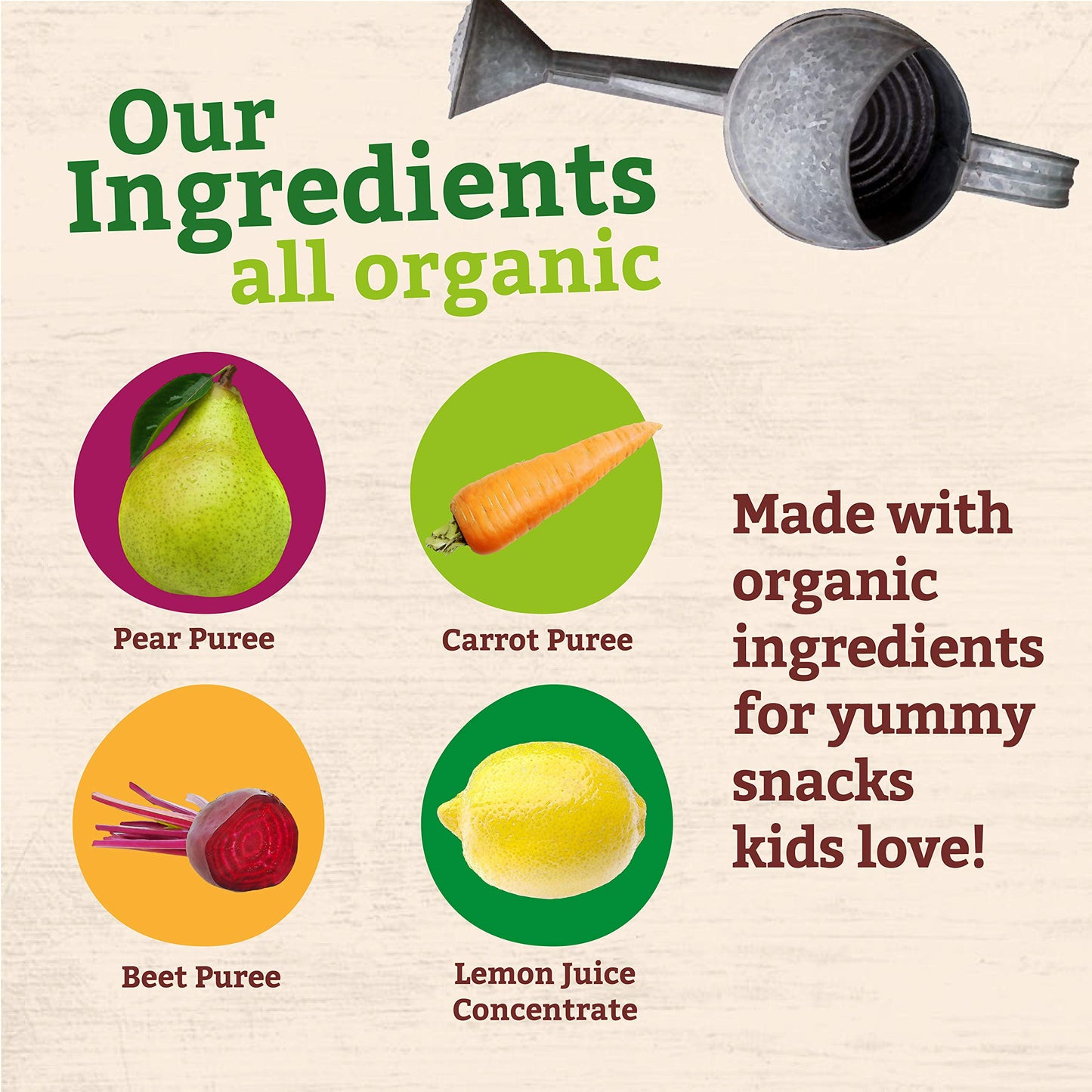Peter Rabbit Organics Fruit Vegetable, Squeezable Pouches, 4 Ounce (Pack of 18)