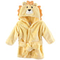 Luvable Friends Unisex Baby Plush Bathrobe, Floral, 0-9M