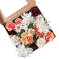 Artificial Flowers Combo, Fake Flowers for DIY Tables Centerpieces Baby Shower Bridal Shower Wedding Bouquet Arrangements Party Candle Holder Cake Decor Flower Home Decorations
