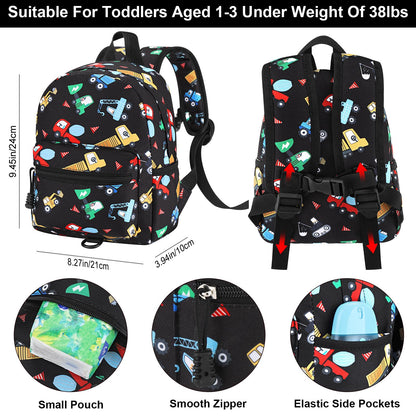 Accmor Toddler Backpack Leash, Cute Unicorn Baby Backpacks with Anti Lost Wrist Link, Mini Kids Backpack Leash Walking Harness for Outdoor Travel, Adorable Backpack Tether for Boys Girls 1-3 (Purple)