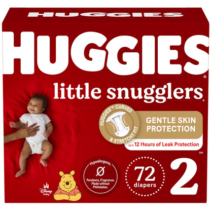 Huggies Newborn Diapers, Little Snugglers Baby Diapers, Size Newborn (up to 10 lbs), 31 Count