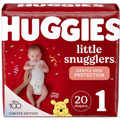Huggies Newborn Diapers, Little Snugglers Baby Diapers, Size Newborn (up to 10 lbs), 31 Count