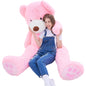 IKASA Giant Teddy Bear Plush Toy Stuffed Animals(Brown,78 inches)