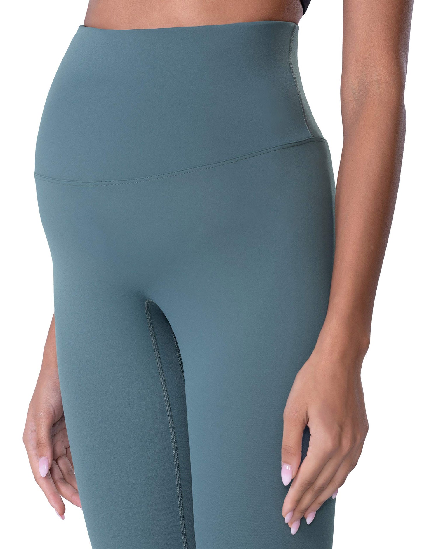 POSHDIVAH Women's Maternity Leggings Over The Belly Pregnancy Yoga Pants Active Wear Workout Leggings