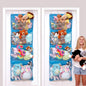Lilly's Love Corner Stuffed Animal Toy Storage Hanging Organizer | 5 Expandable Mesh Net Pockets, Stores Loads of Plush Toys | Large Plushie Display for Boys, Girls | Pink