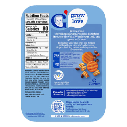 Gerber Toddler Food, Mashed Potatoes & Beef in Gravy, Mealtime for Toddler, 8PK