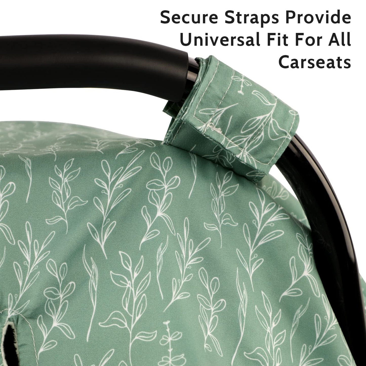 Car Seat Cover Baby, Infant Car Seat Canopy Covers for Newborn Girls Boys, Soft Breathable Mink Carseat Covers Stretchy Multi-Use Nursing Cover for Stroller Baby Car Seat, Purple Flroal