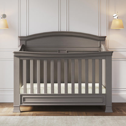 Child Craft Legacy Westgate 4-in-1 Convertible Crib, Baby Crib Converts to Day Bed, Toddler Bed and Full Size Bed, 3 Adjustable Mattress Positions, Baby Safe Finish, Fully Assembled (Vintage Linen)