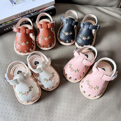 Baby Sandals Infant Boys Girls Summer Dress Flat Shoes Beach Sandals Newborn Crib Shoes First Walkers Prewalkers