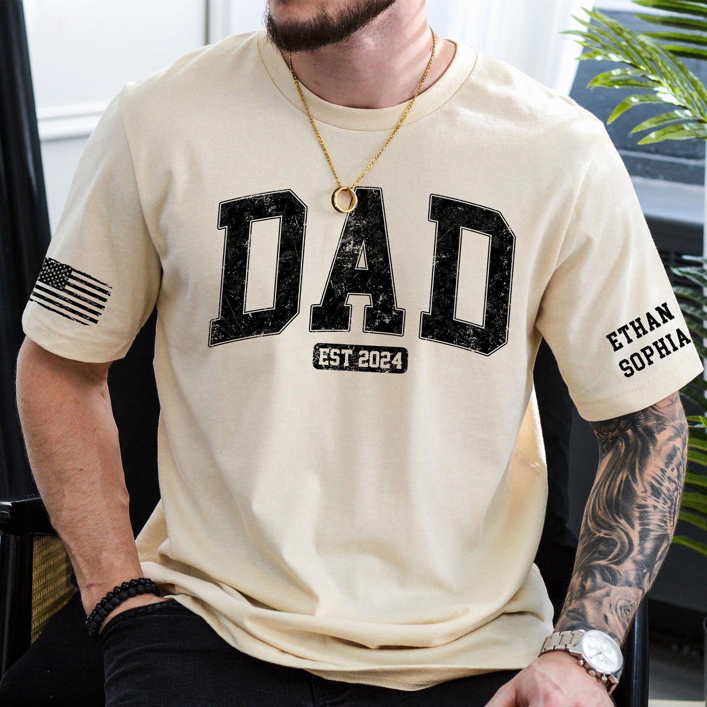 Personalized Custom Grandpa Shirt, Fathers Day Shirt Gifts for Grandpa, Gifts for Dad