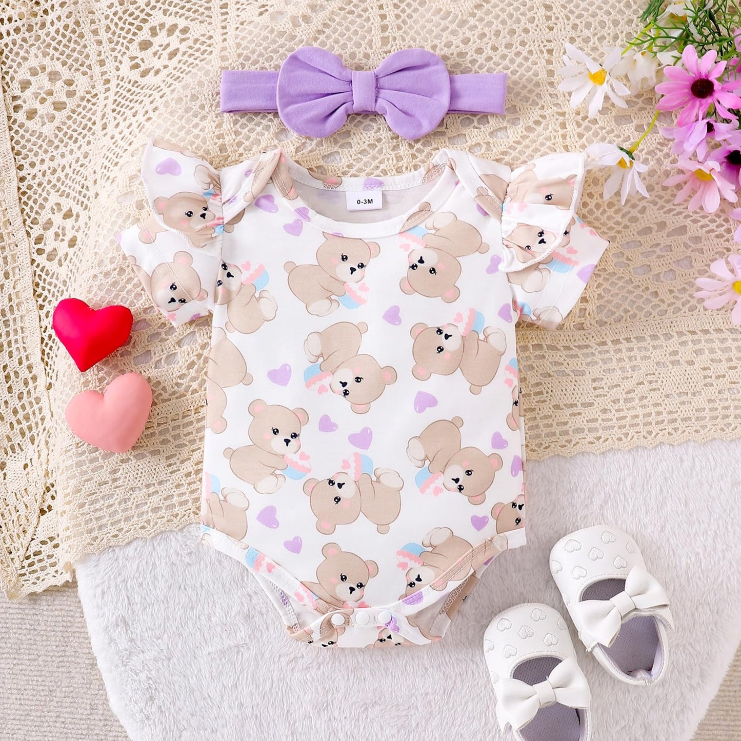 Baby Girl Clothes Suspender Skirt Newborn Ruffle Romper Cute Bear Jeans Dress Bow Headband Summer Outfits 0-18 Months