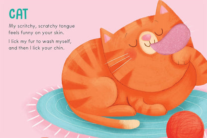Adorable Pets: A Touch and Feel Book - Children's Board Book - Educational