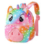 MICHLEY Toddler Backpack Plush Animal SchoolBag Cartoon Girls Travel Bag Mini Baby Daypack for Kids Kindergarten Pre School Bags, Cow