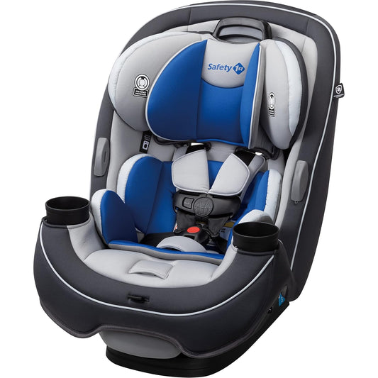 Safety 1st Grow and Go All-in-One Slim Convertible Car Seat, Rear Facing, 5-40 lbs, Forward Facing (30–65 lbs), High Back Booster Seat 40-100 pounds, Dunes Edge