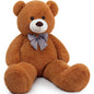 MaoGoLan Giant Big Teddy Bear 4 Feet 47 inch Life Size Tan Plush Bear Brown Stuffed Animal for Children Boyfriend