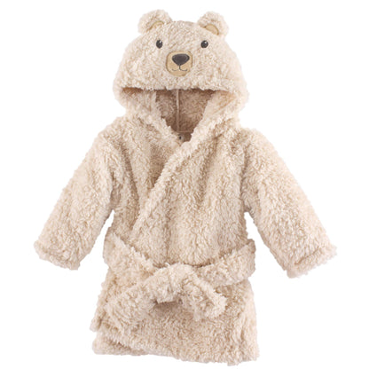 Hudson Baby Unisex Baby Plush Animal Face Bathrobe