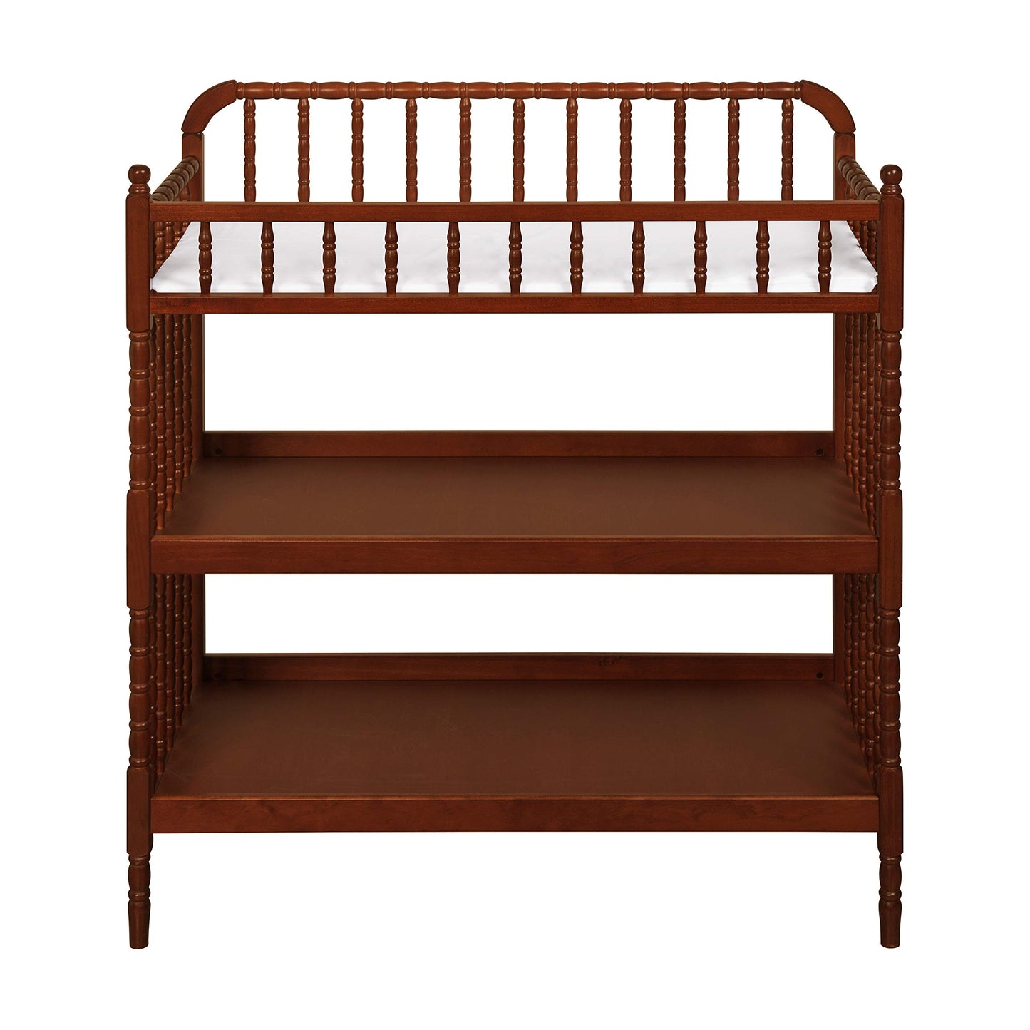 DaVinci Jenny Lind Changing Table with Pad in Rich Cherry
