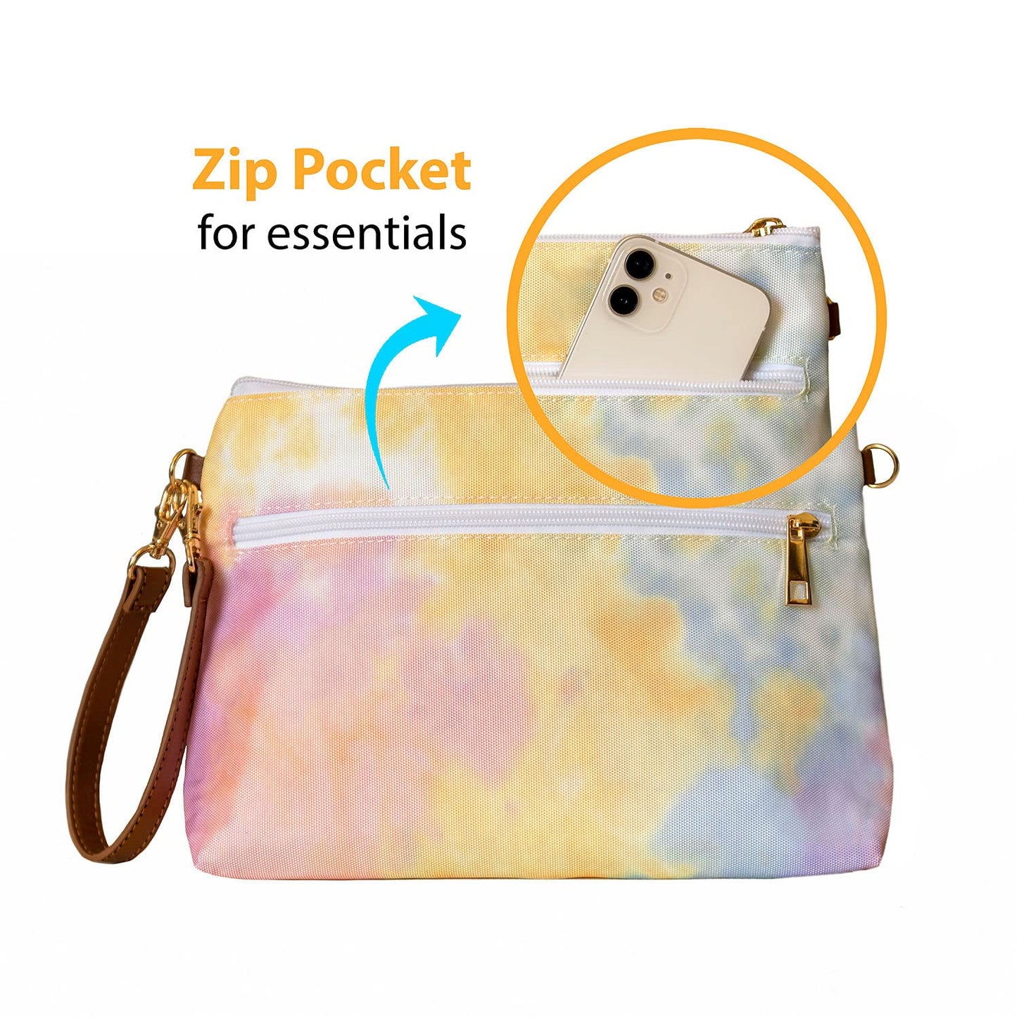 Bumco Diaper Clutch - Portable Wipes Dispenser & Baby Travel Essentials, Airtight Refillable Wipes Container, Diaper Bag Purse
